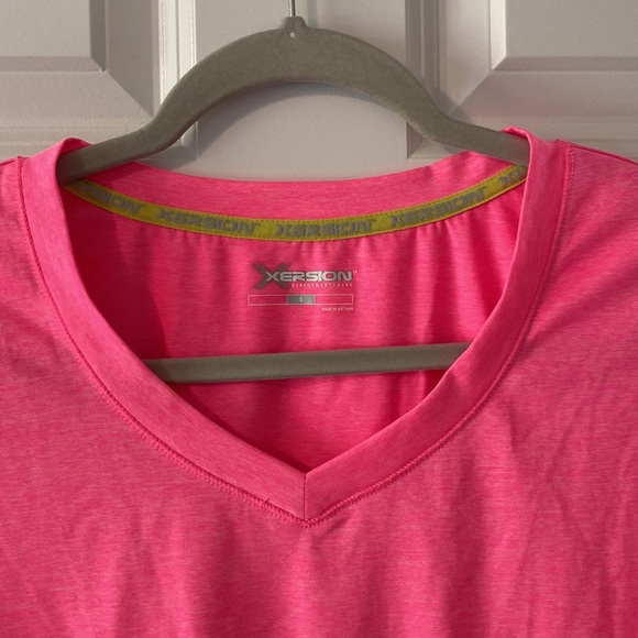 Xersion Long Sleeve T Shirt - Bright Pink -‎ Size Large - Picture 3 of 6
